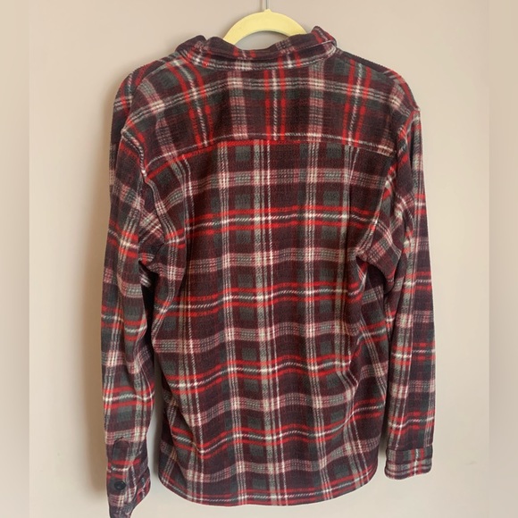 Vintage Mountain Ridge Fleece Flannel Quarter Zip - Picture 2 of 5